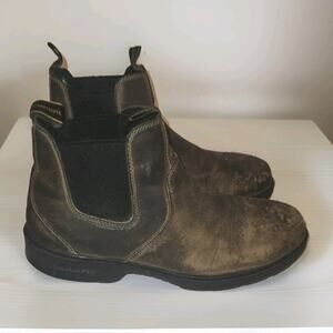 Men's Timberland PRO Nashoba Boots Composite Toe Brown Slip Size 10